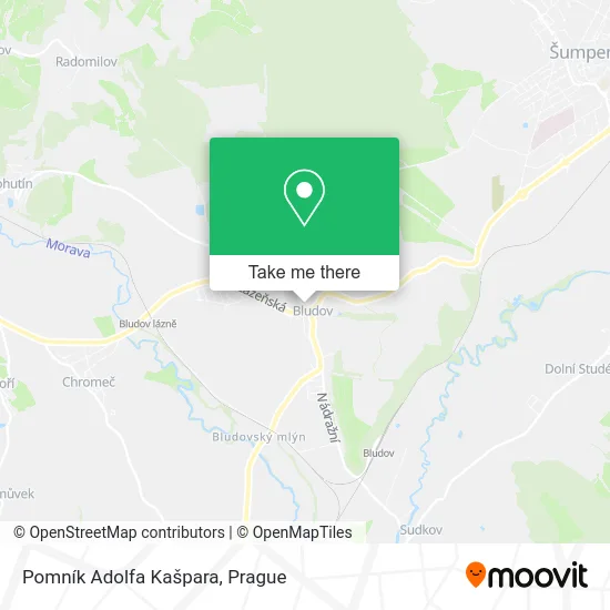 Карта Pomník Adolfa Kašpara