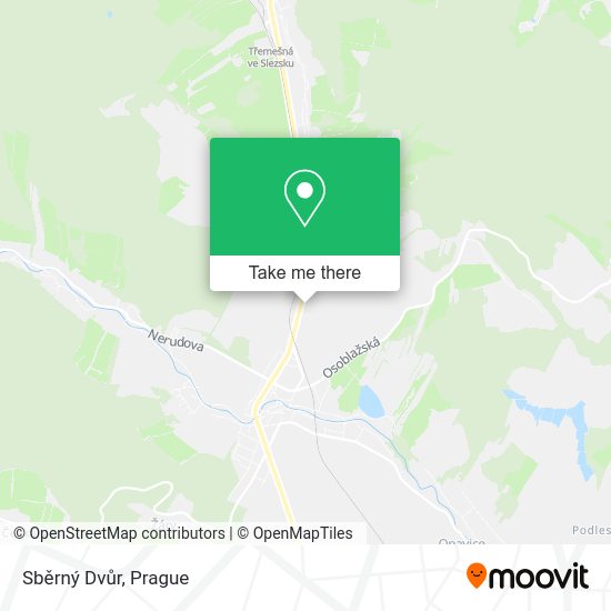 Sběrný Dvůr map