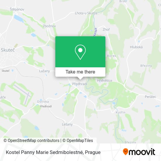 Kostel Panny Marie Sedmibolestné map