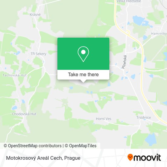 Motokrosový Areál Cech map