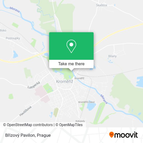 Břízový Pavilon map