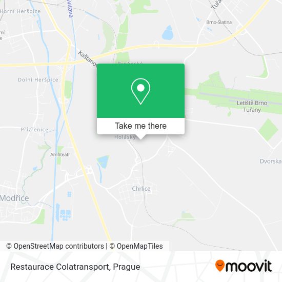 Restaurace Colatransport map