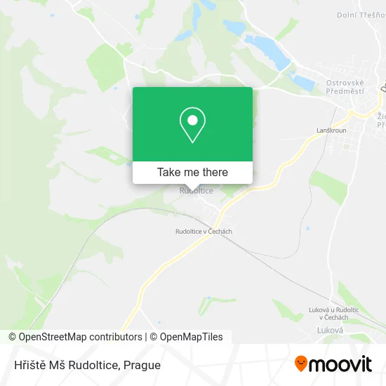 Карта Hřiště Mš Rudoltice
