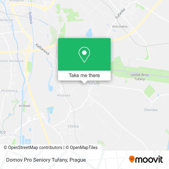Domov Pro Seniory Tuřany map