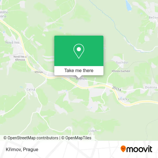 Křimov map