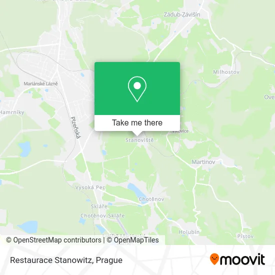 Карта Restaurace Stanowitz