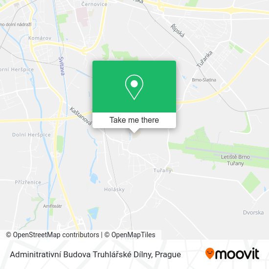 Adminitrativní Budova Truhlářské Dílny map