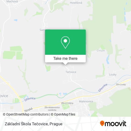 Základní Škola Tečovice map