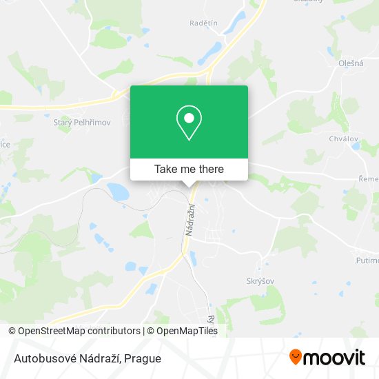 Autobusové Nádraží map