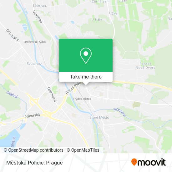 Městská Policie map