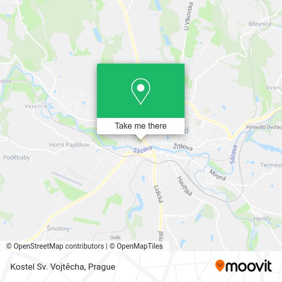 Kostel Sv. Vojtěcha map