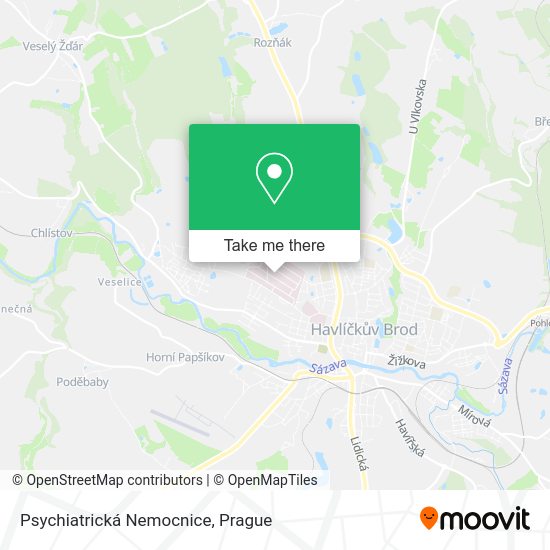 Карта Psychiatrická Nemocnice