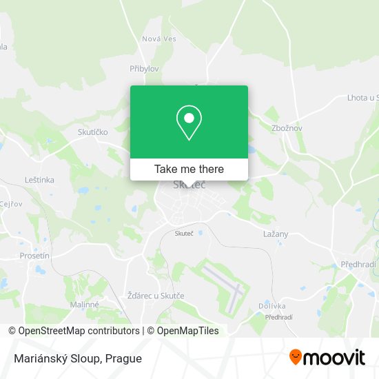 Mariánský Sloup map