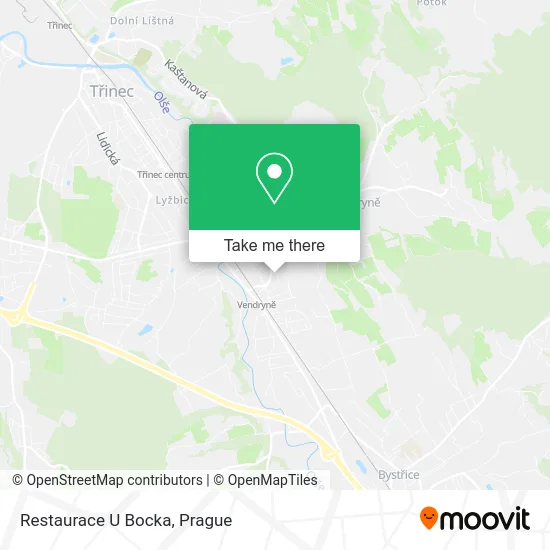 Карта Restaurace U Bocka