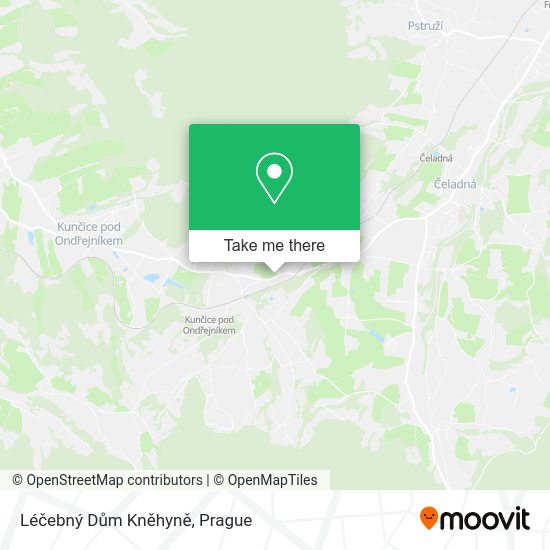 Léčebný Dům Kněhyně map
