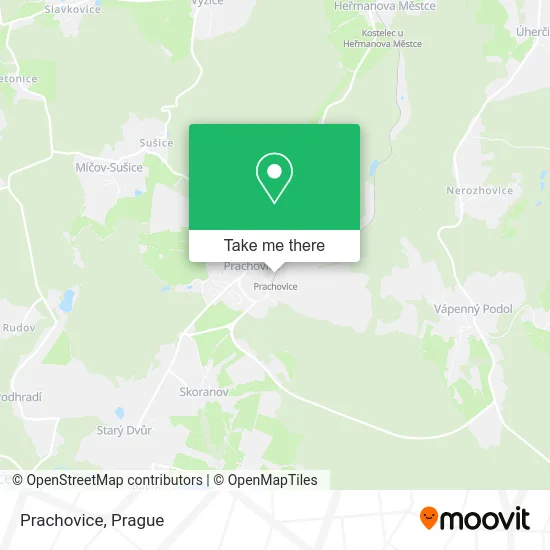 Карта Prachovice