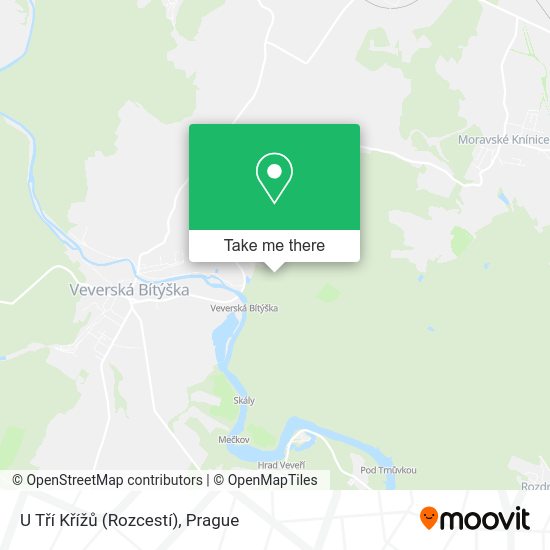 U Tří Křížů (Rozcestí) map