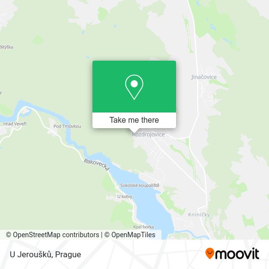 Карта U Jeroušků