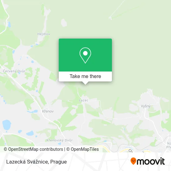 Карта Lazecká Svážnice
