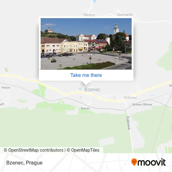 Карта Bzenec