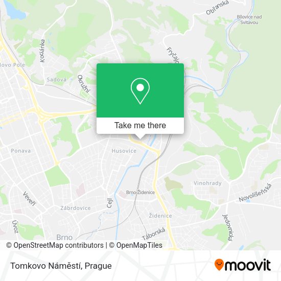 Tomkovo Náměstí map