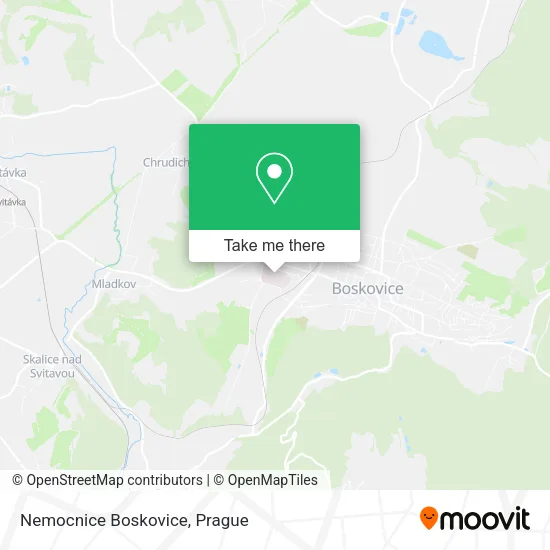 Карта Nemocnice Boskovice