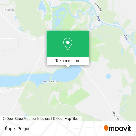 Карта Řopík
