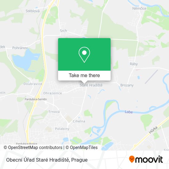 Obecní Úřad Staré Hradiště map