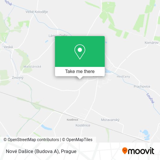 Nové Dašice (Budova A) map