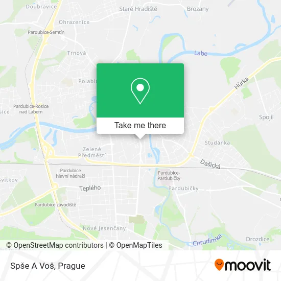 Карта Spše A Voš