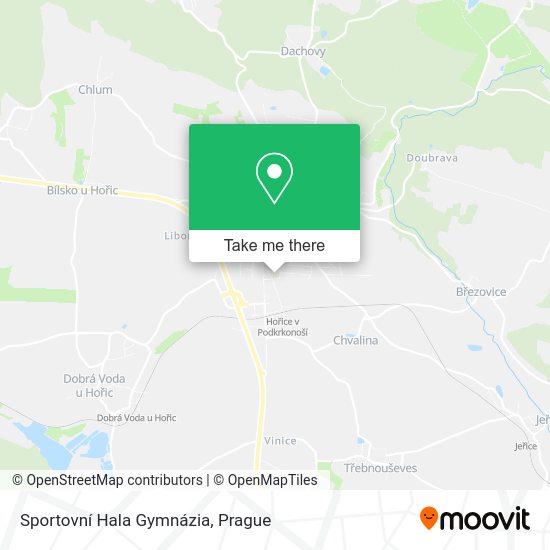 Sportovní Hala Gymnázia map