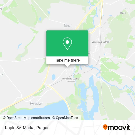 Карта Kaple Sv. Marka