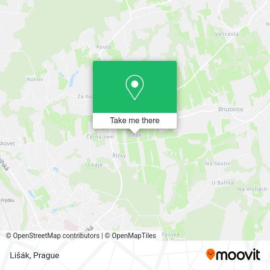 Карта Lišák