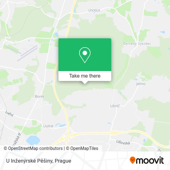 U Inženýrské Pěšiny map