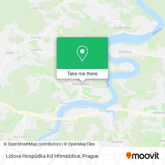 Lidová Hospůdka Kd Hříměždice map