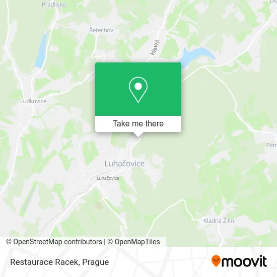 Карта Restaurace Racek