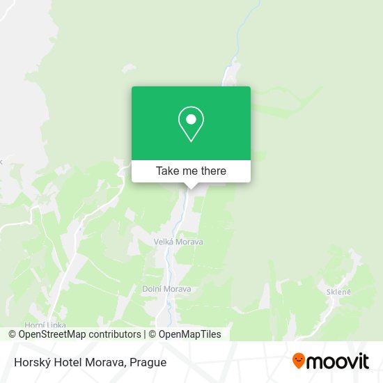 Horský Hotel Morava map