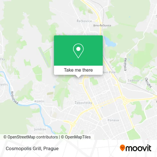 Карта Cosmopolis Grill