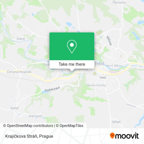 Krajíčkova Stráň map