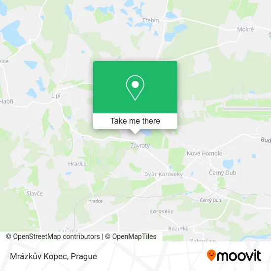 Карта Mrázkův Kopec