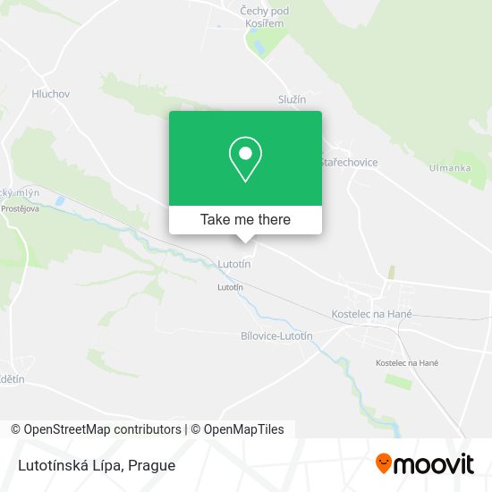 Lutotínská Lípa map