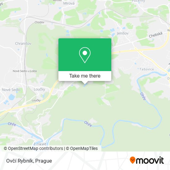 Ovčí Rybník map