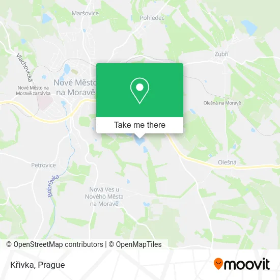 Křivka map