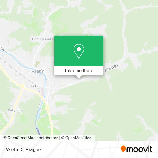 Карта Vsetín 5