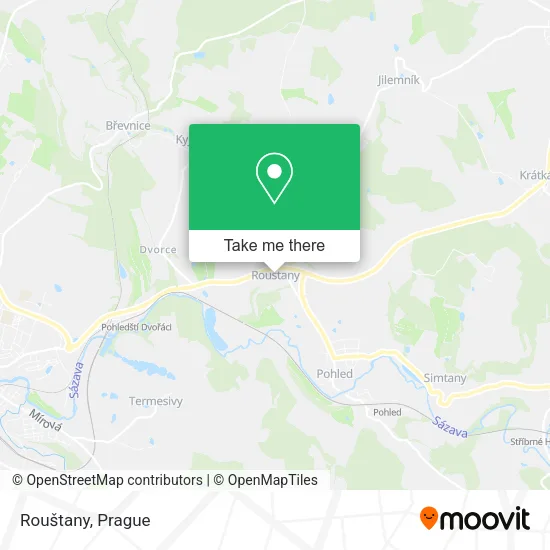 Карта Rouštany