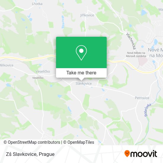 Карта Zš Slavkovice