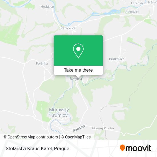 Stolařství Kraus Karel map