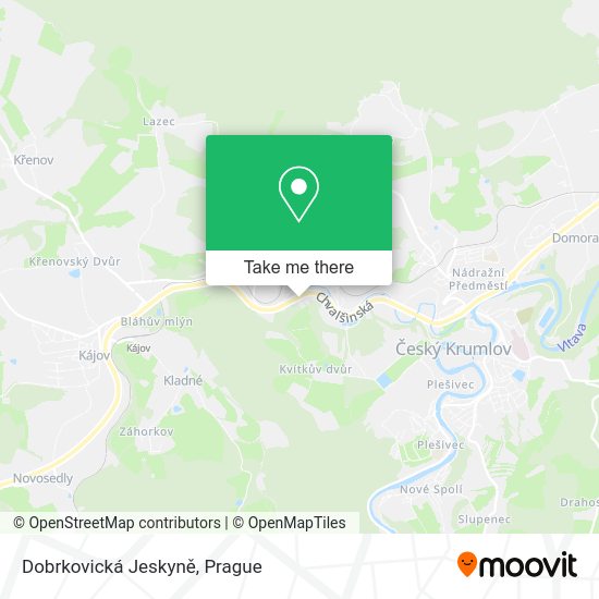 Dobrkovická Jeskyně map