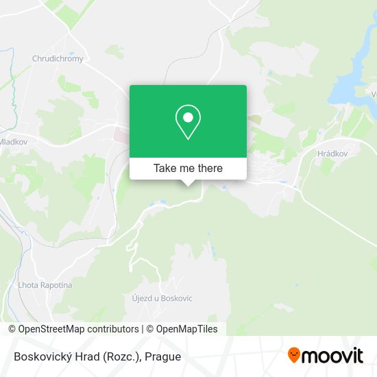 Boskovický Hrad (Rozc.) map