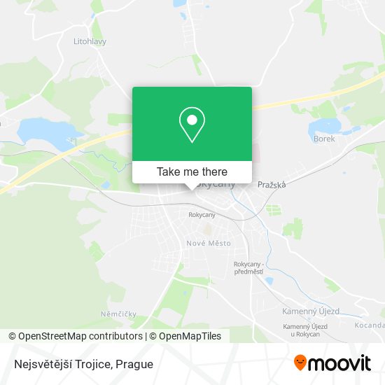 Nejsvětější Trojice map